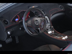 10 Brabus T65 Rs Mercedes Benz Sl65 Amg Black Series Interior Dashboard Wallpaper 19