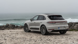 2020 Porsche Macan GTS (Color: Crayon) - Rear Three-Quarter