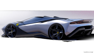 2024 Ferrari SP-8 - Design Sketch