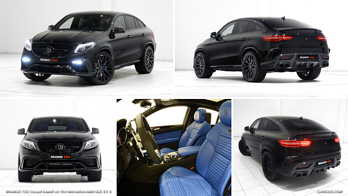 2016 BRABUS 700 Coupé based on the Mercedes-AMG GLE 63 S