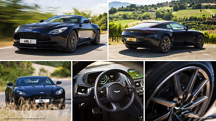 2017 Aston Martin DB11 Ultramarine Black