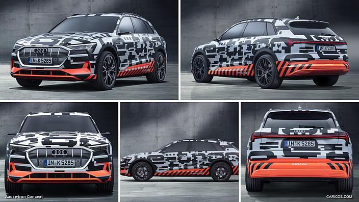 2018 Audi e-tron EV SUV Concept