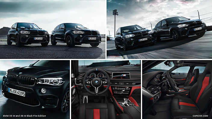 2018 BMW X5 M and X6 M Black Fire Edition