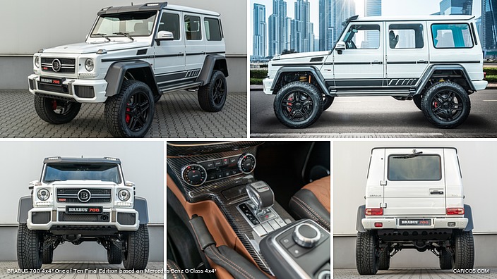 2018 BRABUS 700 4x4² One of Ten Final Edition based on Mercedes-Benz G-Class 4x4²