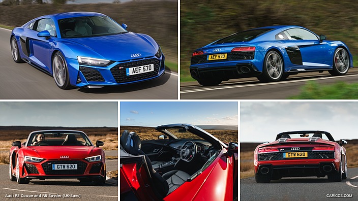 2019 Audi R8 Coupe and R8 Spyder (UK-Spec)