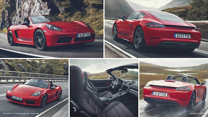 2019 Porsche 718 Boxster and Cayman T