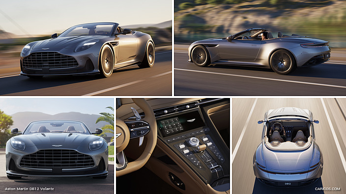 Monterey Car Week: Aston Martin DB12 convertible debuts