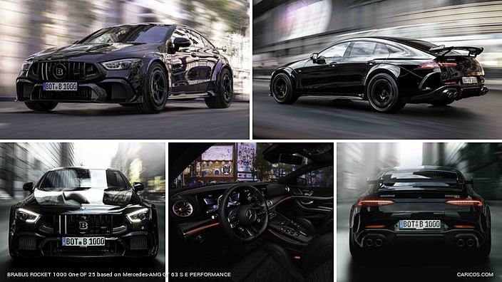 2024 BRABUS ROCKET 1000 One OF 25 based on Mercedes-AMG GT 63 S E PERFORMANCE