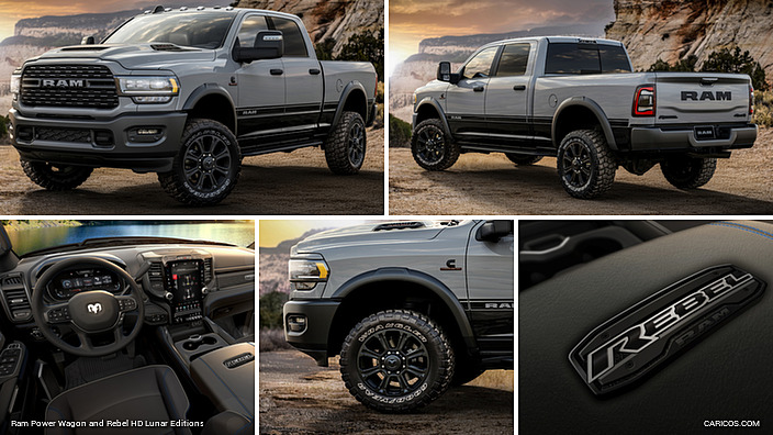 2024 Ram Power Wagon and Rebel HD Lunar Editions