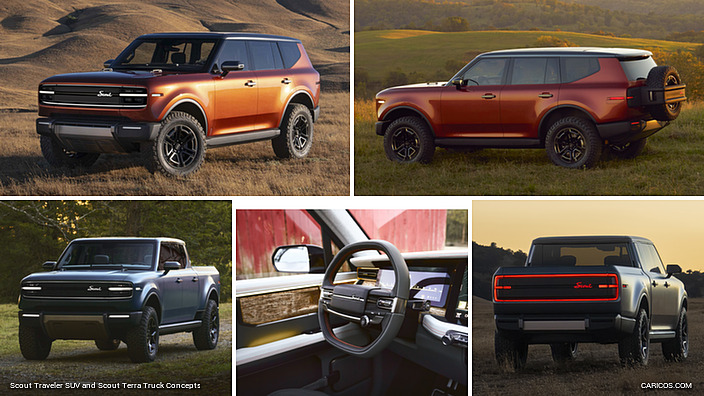 2024 Scout Traveler SUV and Scout Terra Truck Concepts