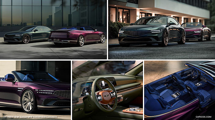 2025 Genesis X Gran Coupe and Convertible Concepts