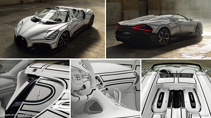2026 Bugatti W16 Mistral Blanc Eternel