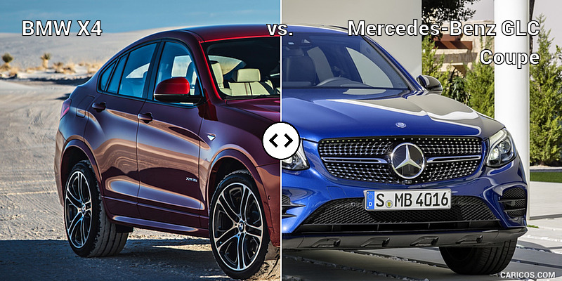 Bmw X4 Vs Mercedes Benz Glc Coupe