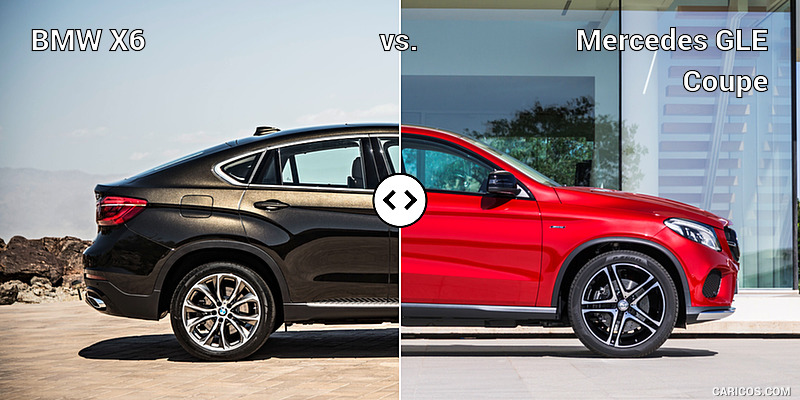 BMW X6 vs. Mercedes GLE Coupe