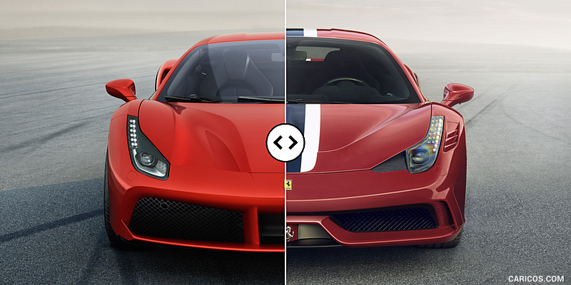 Ferrari 488 vs. 458 Speciale