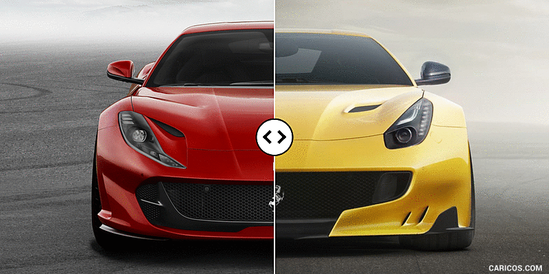 Ferrari 812 Superfast vs. Ferrari F12tdf